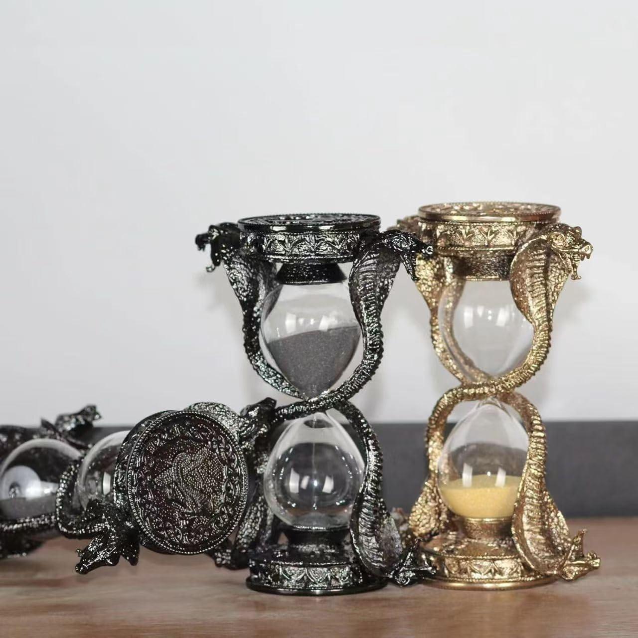 Reloj de Arena Gótico XinZhiRun Serpiente Negra 15 Minutos