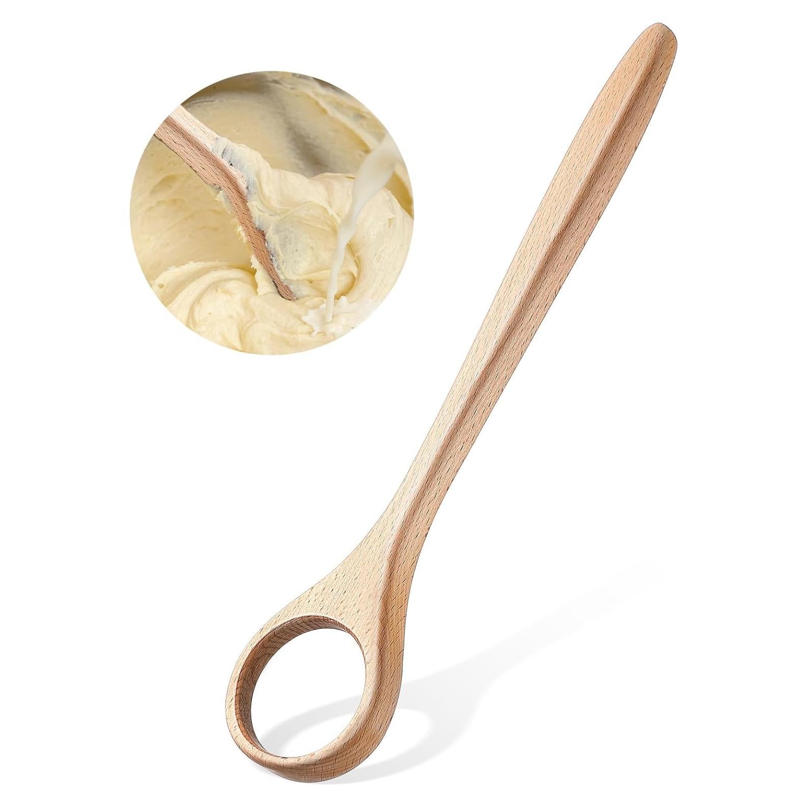 Batidor de masa de madera FoldTier 30,48 cm para repostería