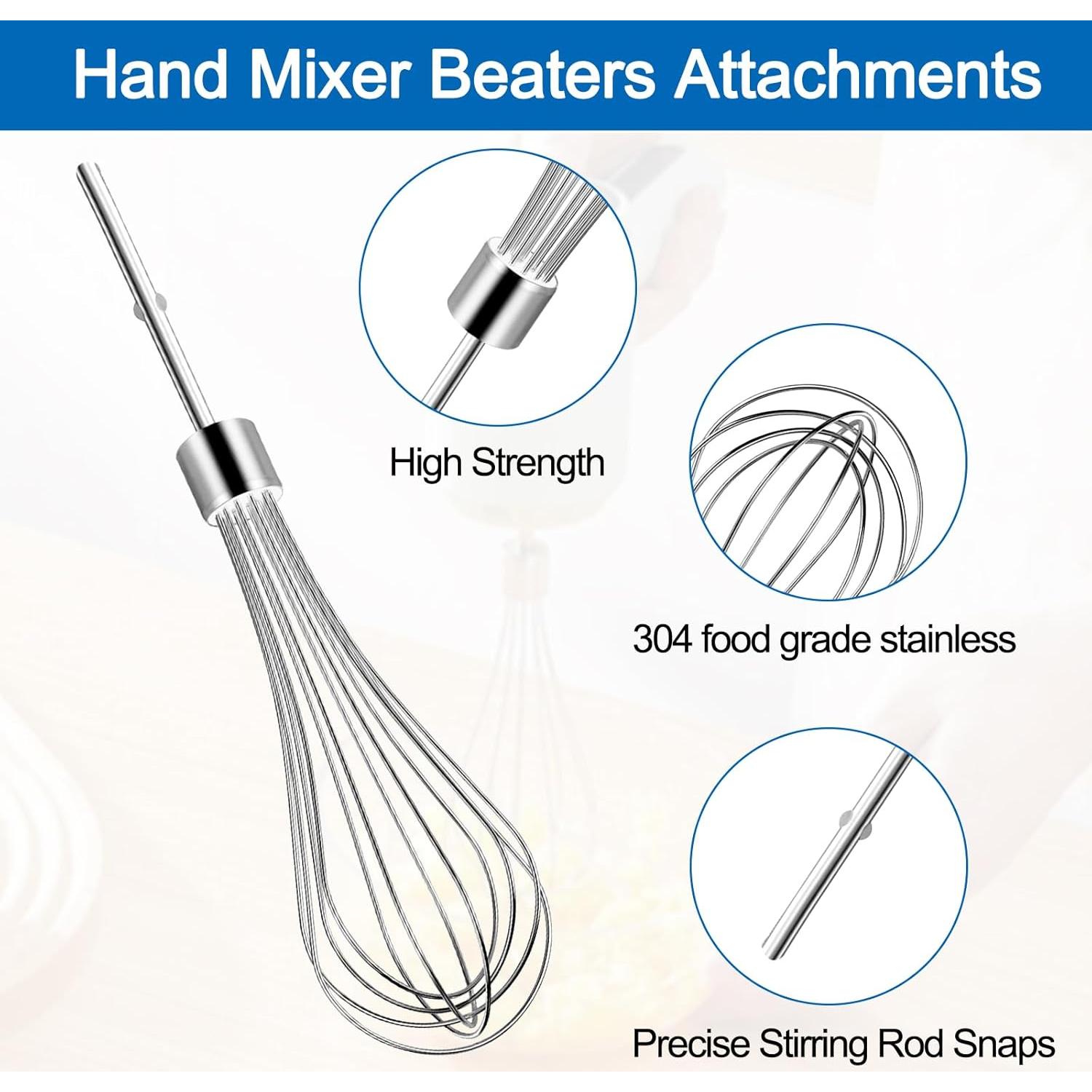 Accesorio batidor de acero inoxidable Misfart para KitchenAid - Paquete de 2