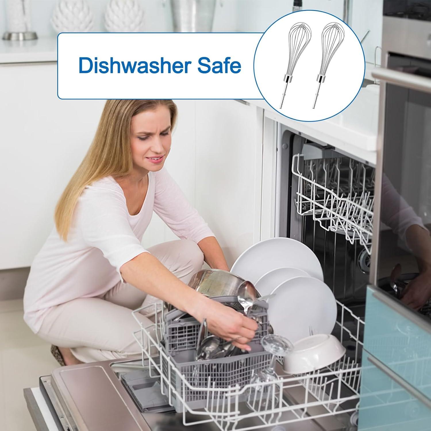 Accesorio batidor de acero inoxidable Misfart para KitchenAid - Paquete de 2