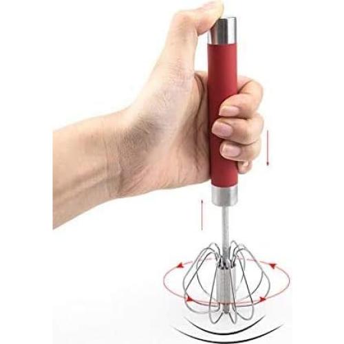 Batidor de Huevos Semiautomático Fnoko Acero Inoxidable 3PCS