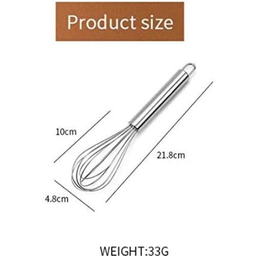 Batidor de Huevos Aeyistry Acero Inoxidable 20 cm