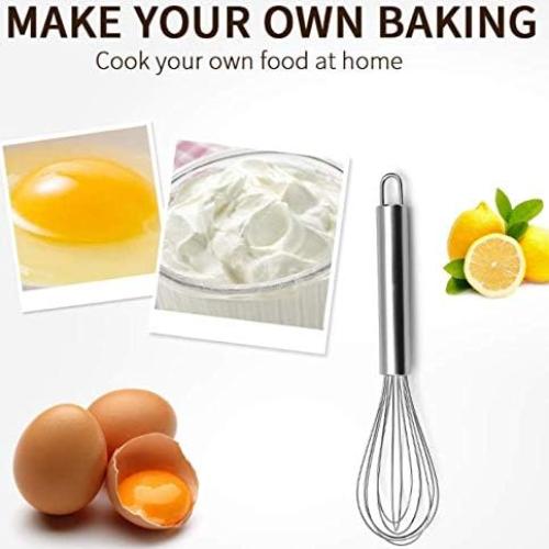 Batidor de Huevos Aeyistry Acero Inoxidable 20 cm