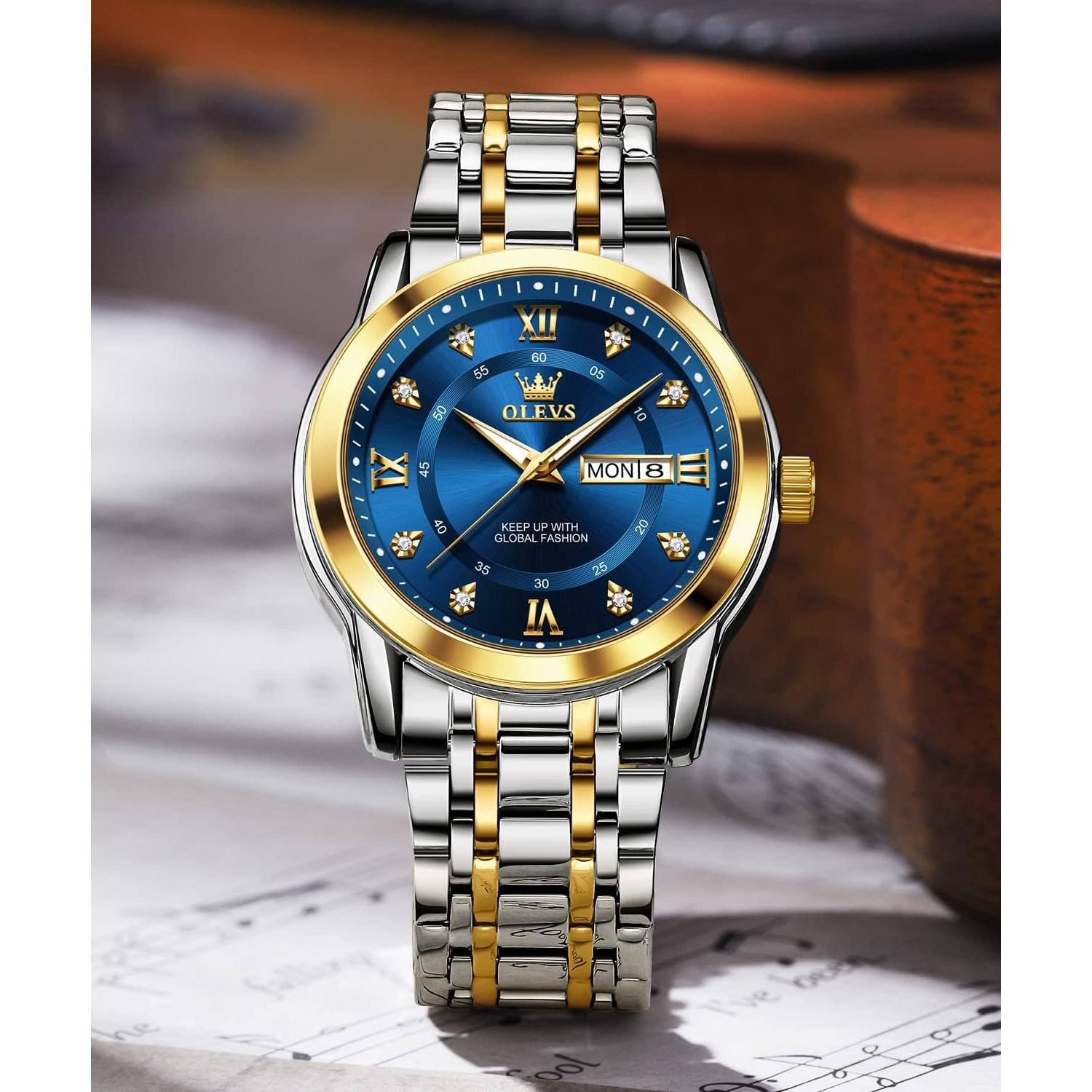 Reloj de Cuarzo OLEVS G5513GJ-JL Acero Inoxidable Lujoso