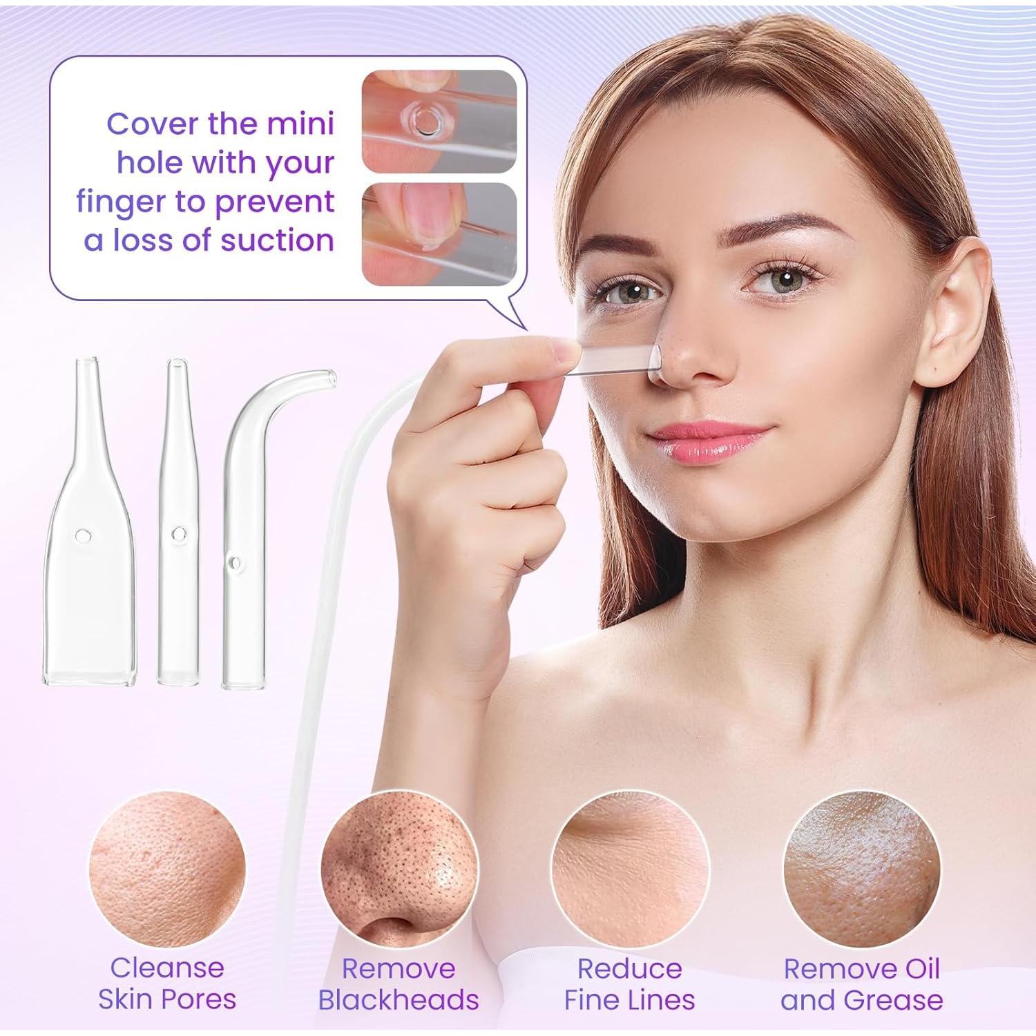 Máquina de Microdermoabrasión UNOISETION 3 en 1 Facial 18x13cm