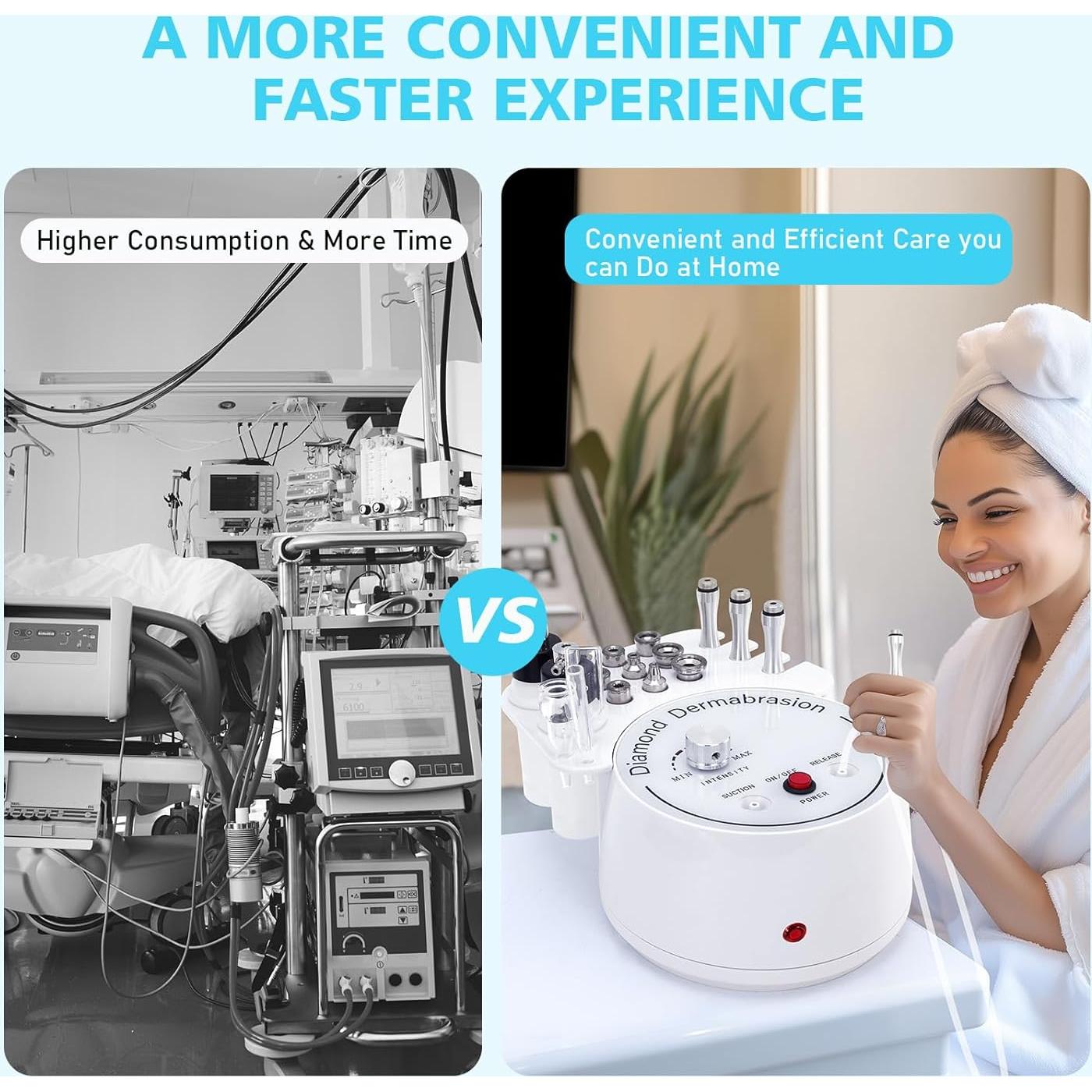 Máquina de Microdermoabrasión 3 en 1 Mcwdoit Cuidado Facial