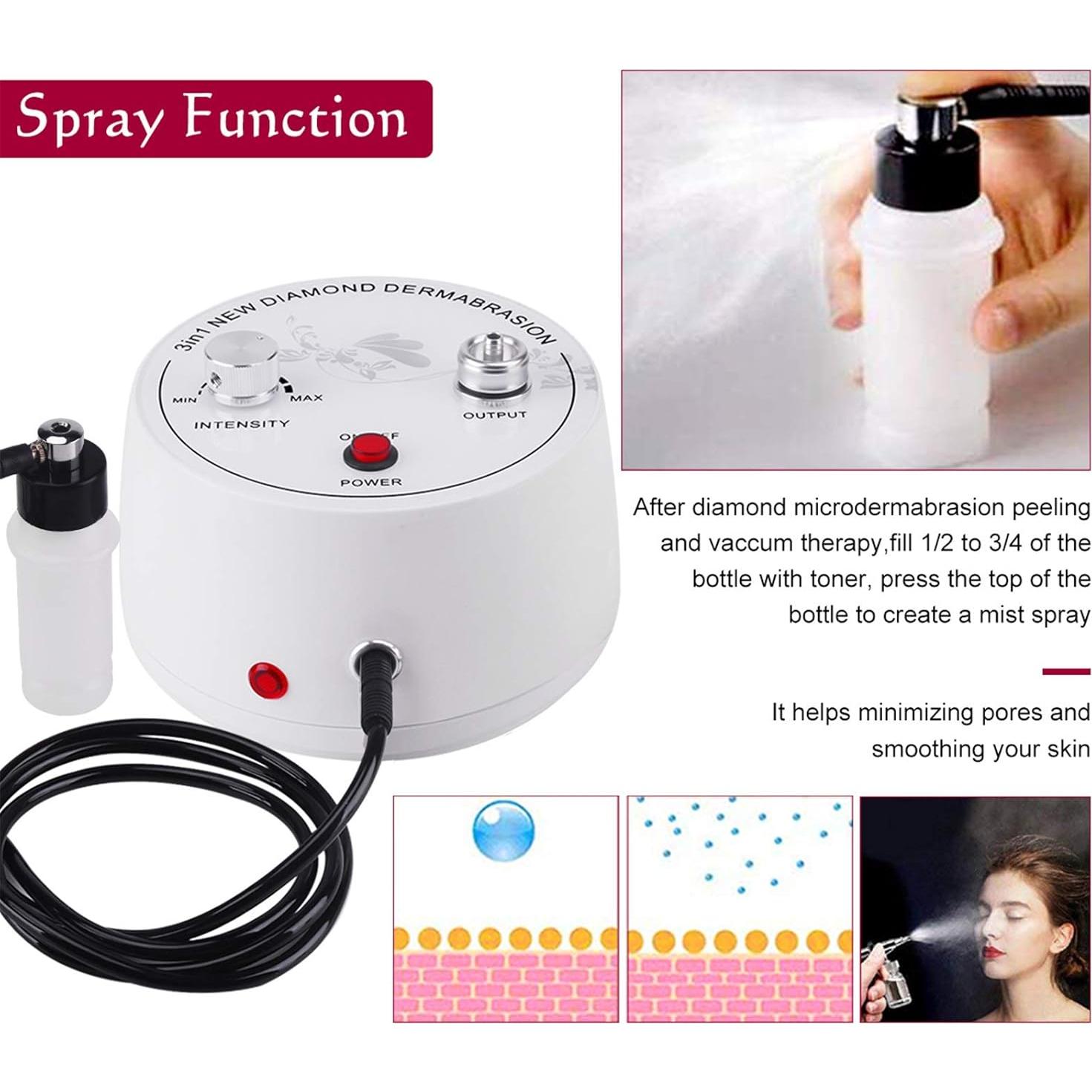 Máquina de Microdermoabrasión Yofuly 3 en 1 con Spray