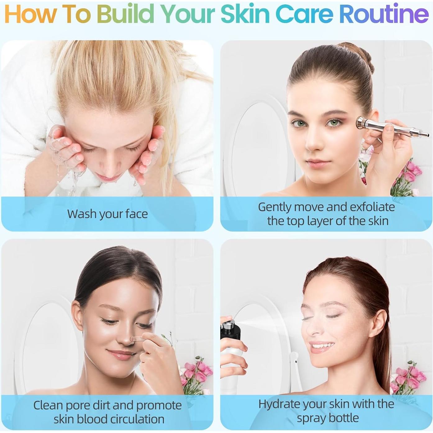 Máquina de Microdermoabrasión Facial Beautycity 3 en 1 1.83kg