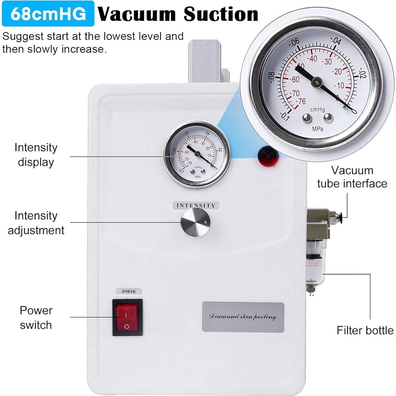 Máquina de Microdermoabrasión Profesional TopDirect 9 Puntas