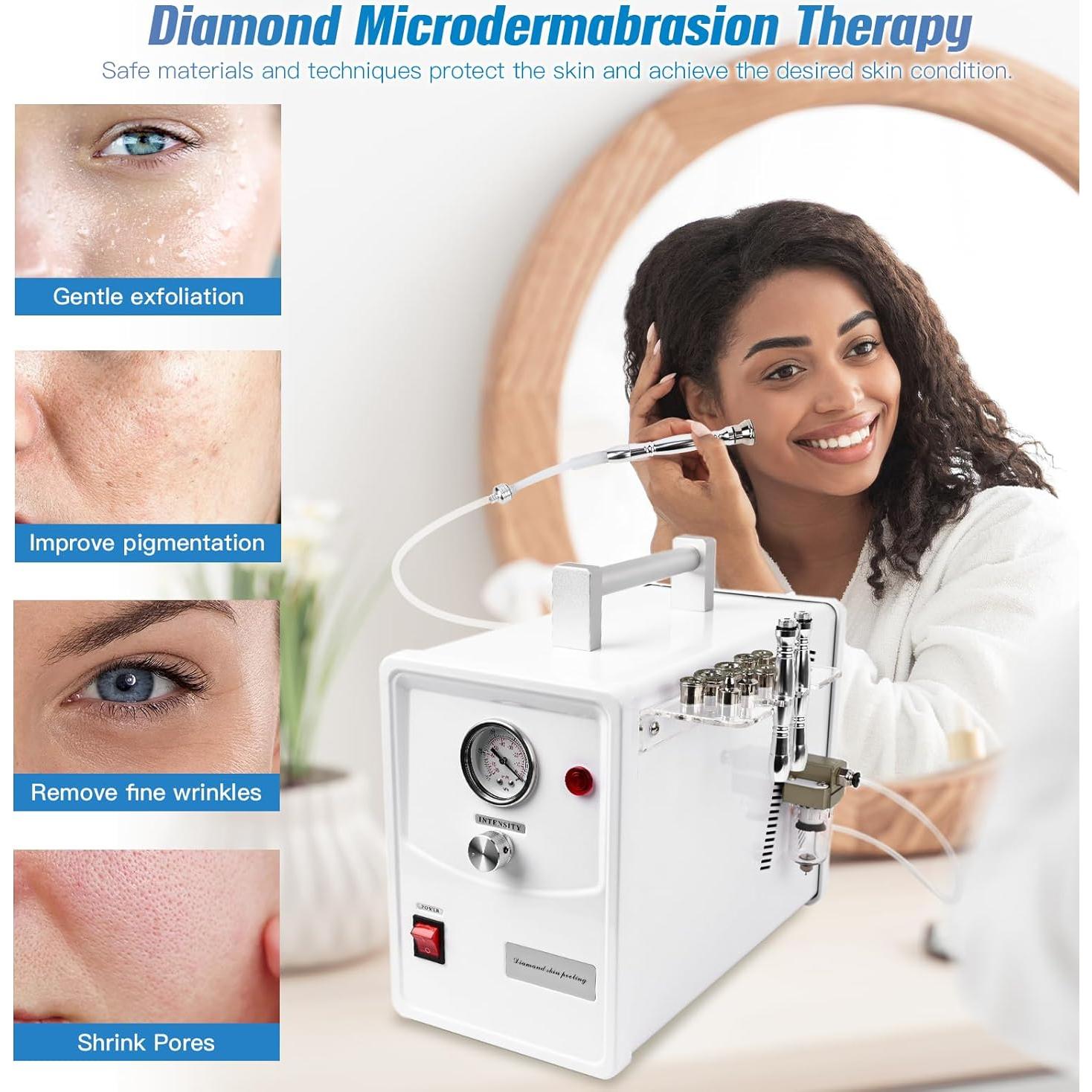 Máquina de Microdermoabrasión Profesional TopDirect 9 Puntas