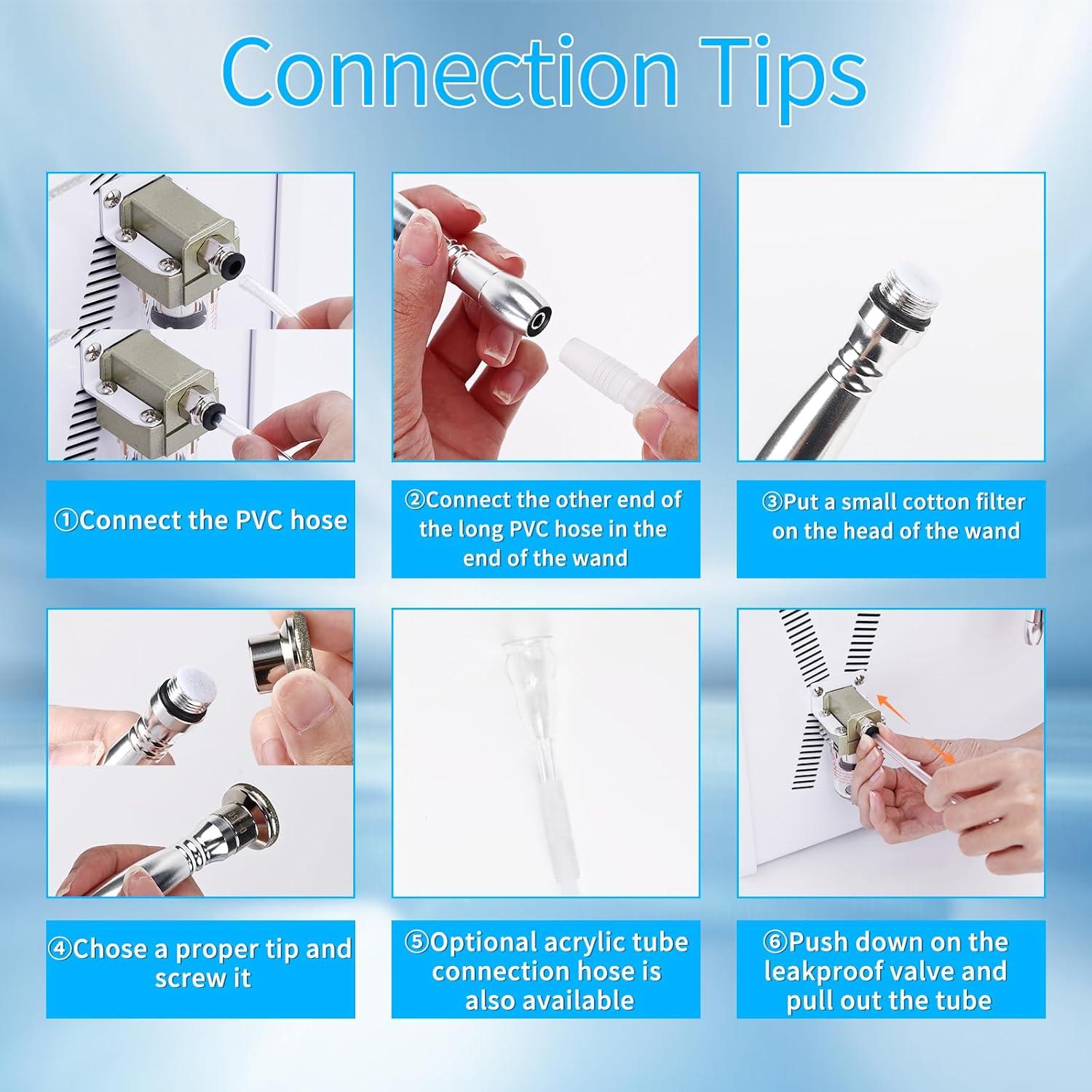 Máquina de Microdermoabrasión Profesional TopDirect 9 Puntas