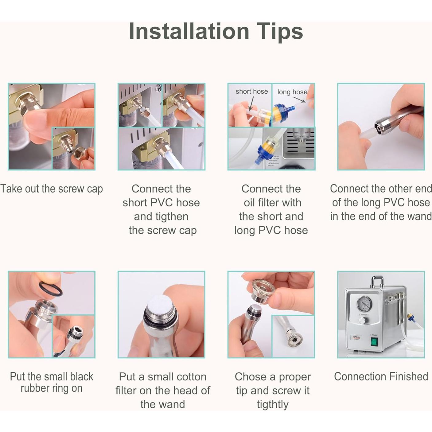 Máquina de Microdermoabrasión Kendal PWSF02 con Spray Facial