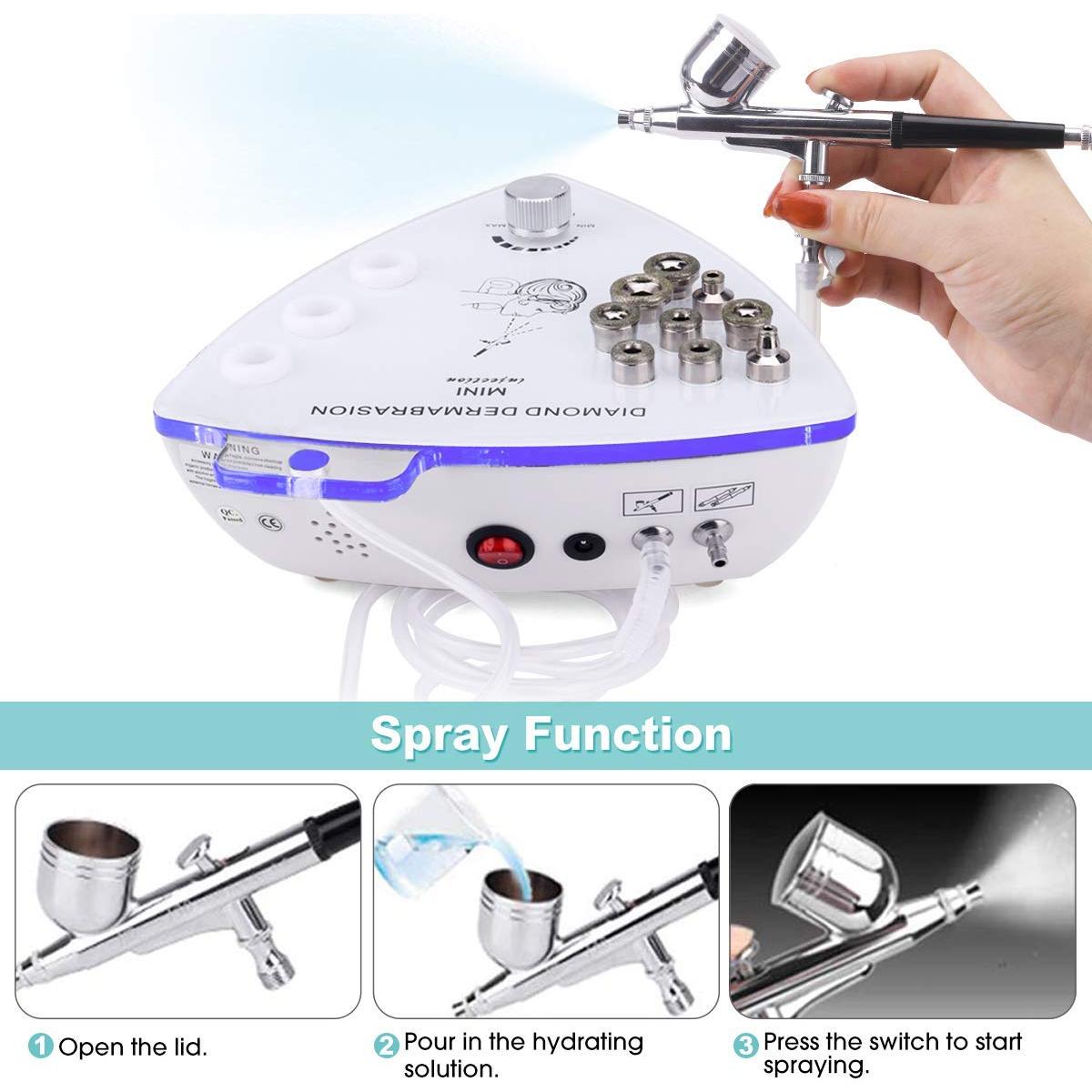 Máquina de Microdermoabrasión Yofuly con Spray Facial 65-68cmHg