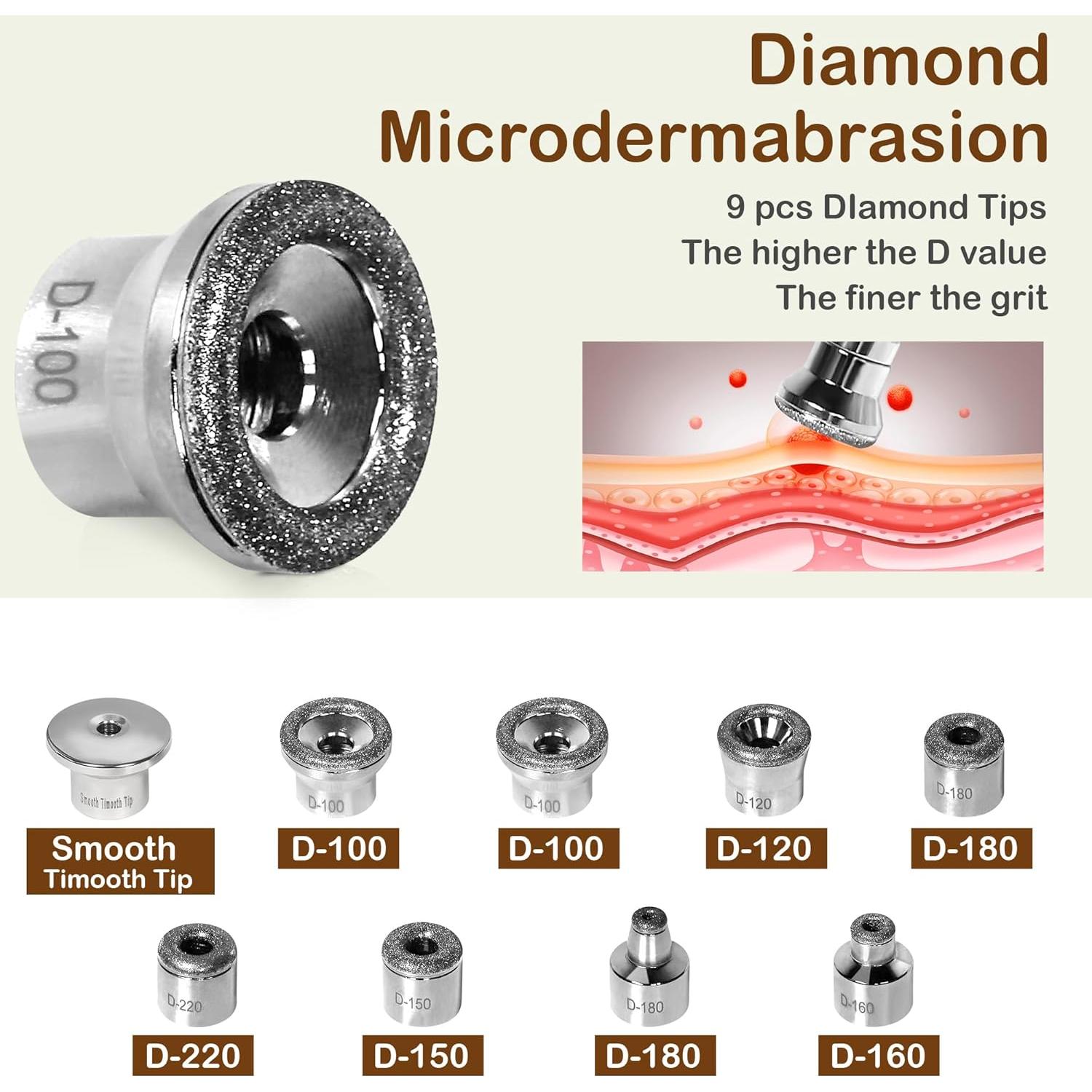 Máquina Profesional de Microdermoabrasión Kendal 3 en 1