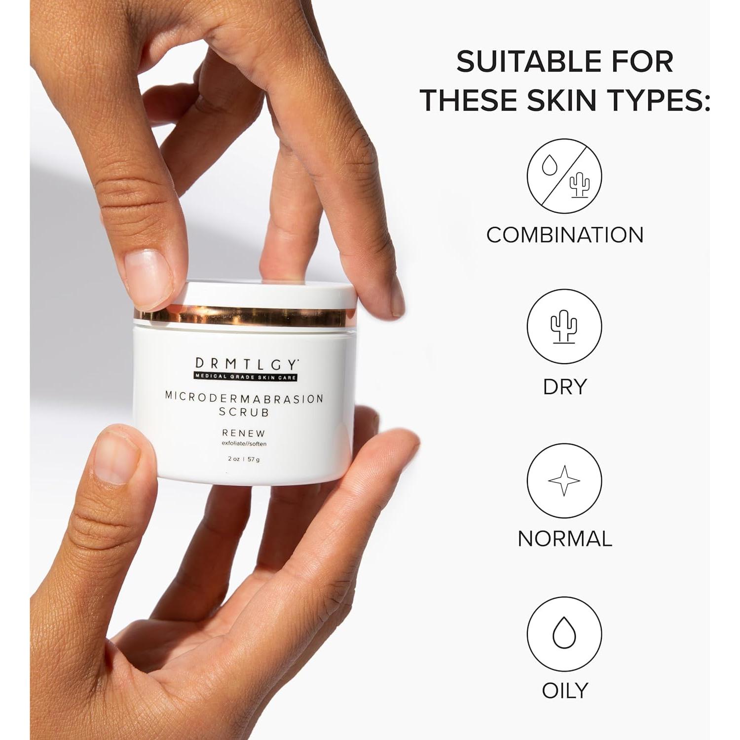 Exfoliante Facial DRMTLGY 56.7 g Microdermoabrasión Suave