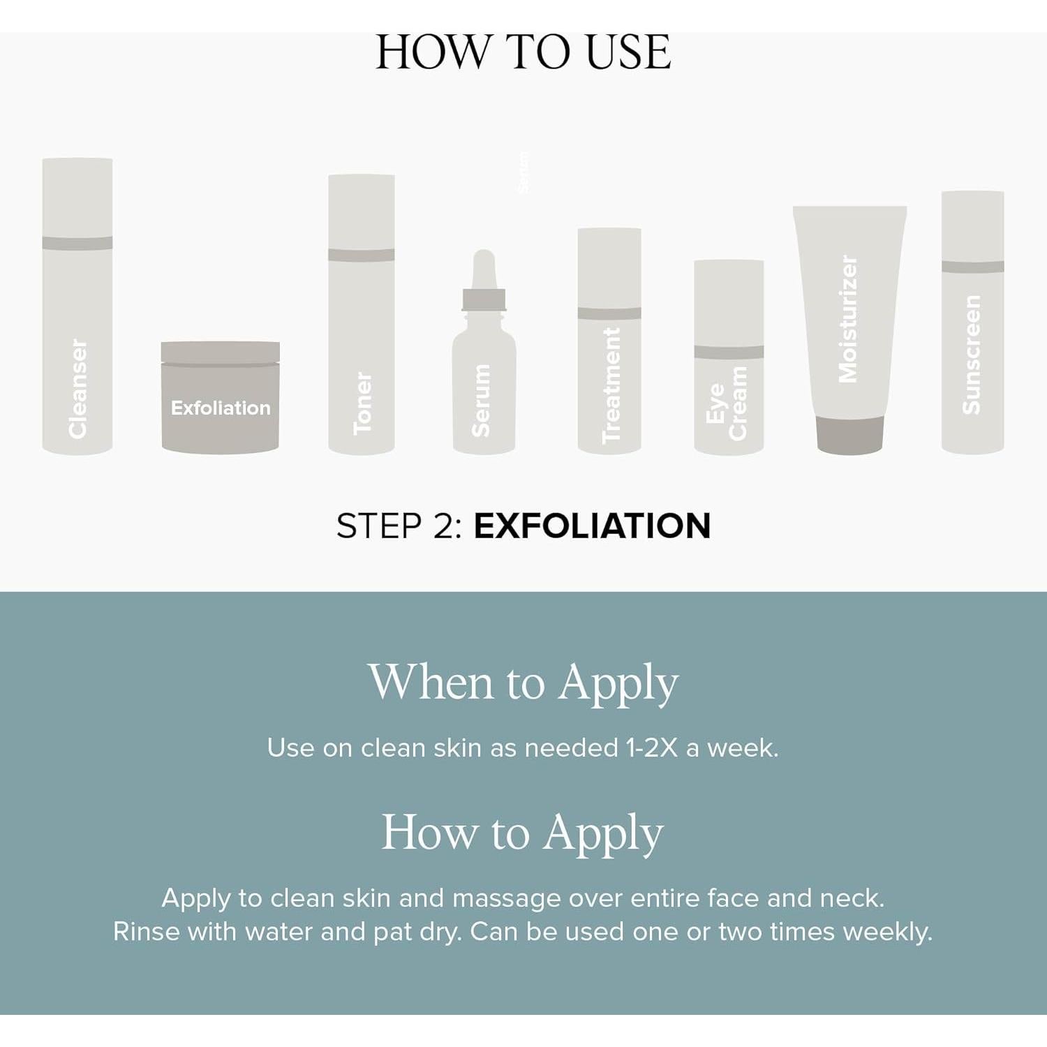 Exfoliante Facial DRMTLGY 56.7 g Microdermoabrasión Suave