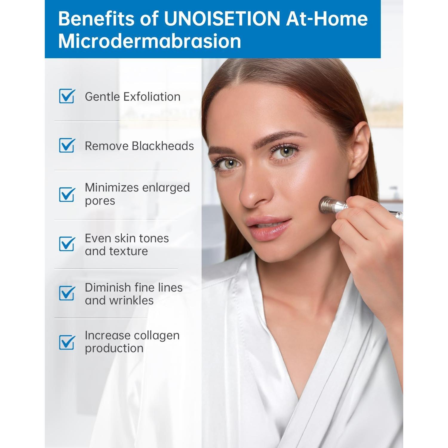 Máquina de Microdermoabrasión Facial UNOISETION 2 en 1