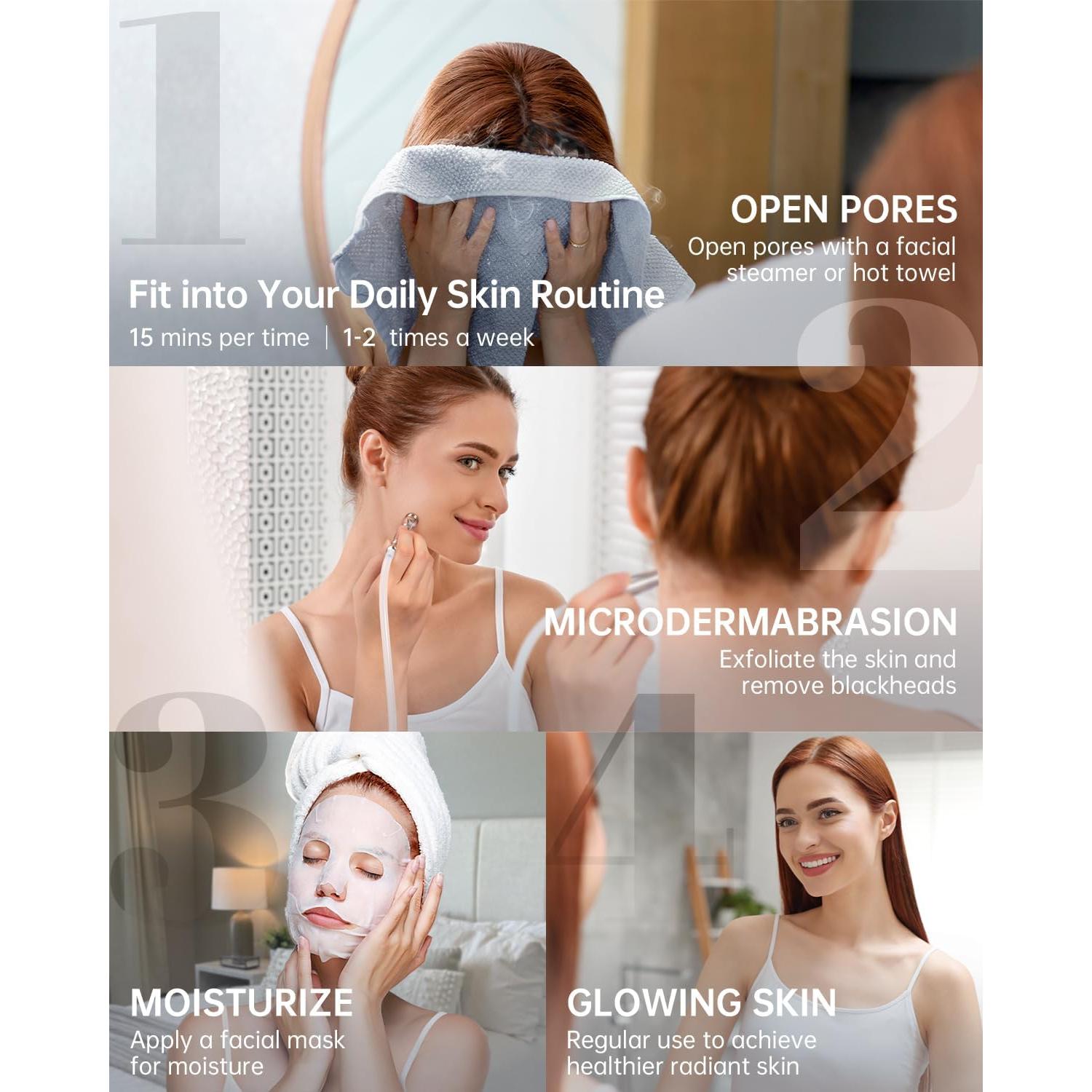 Máquina de Microdermoabrasión Facial UNOISETION 2 en 1