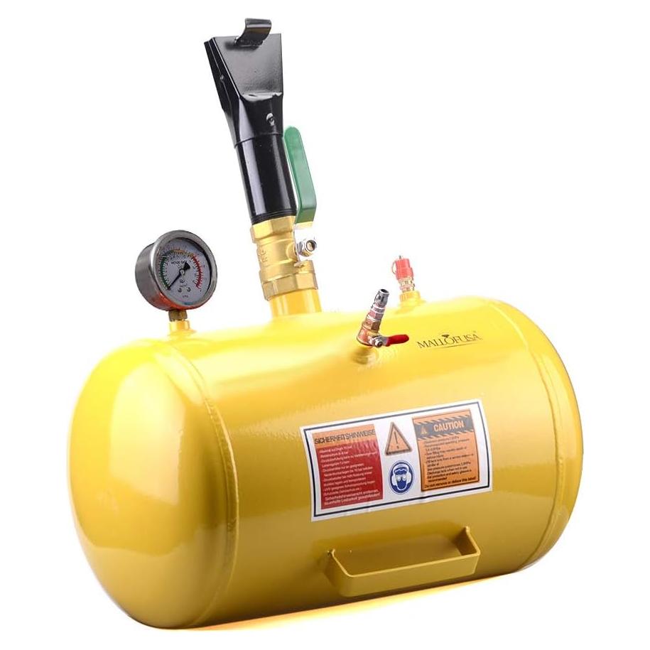 Inflador de Neumáticos Mallofusa 5 Galones 62 cm Amarillo