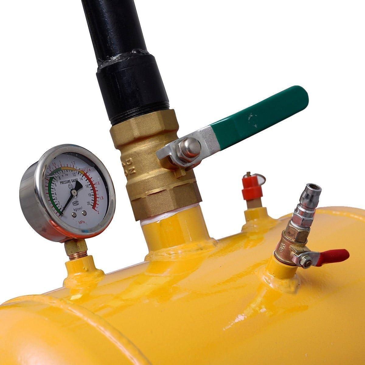 Inflador de Neumáticos Mallofusa 5 Galones 62 cm Amarillo