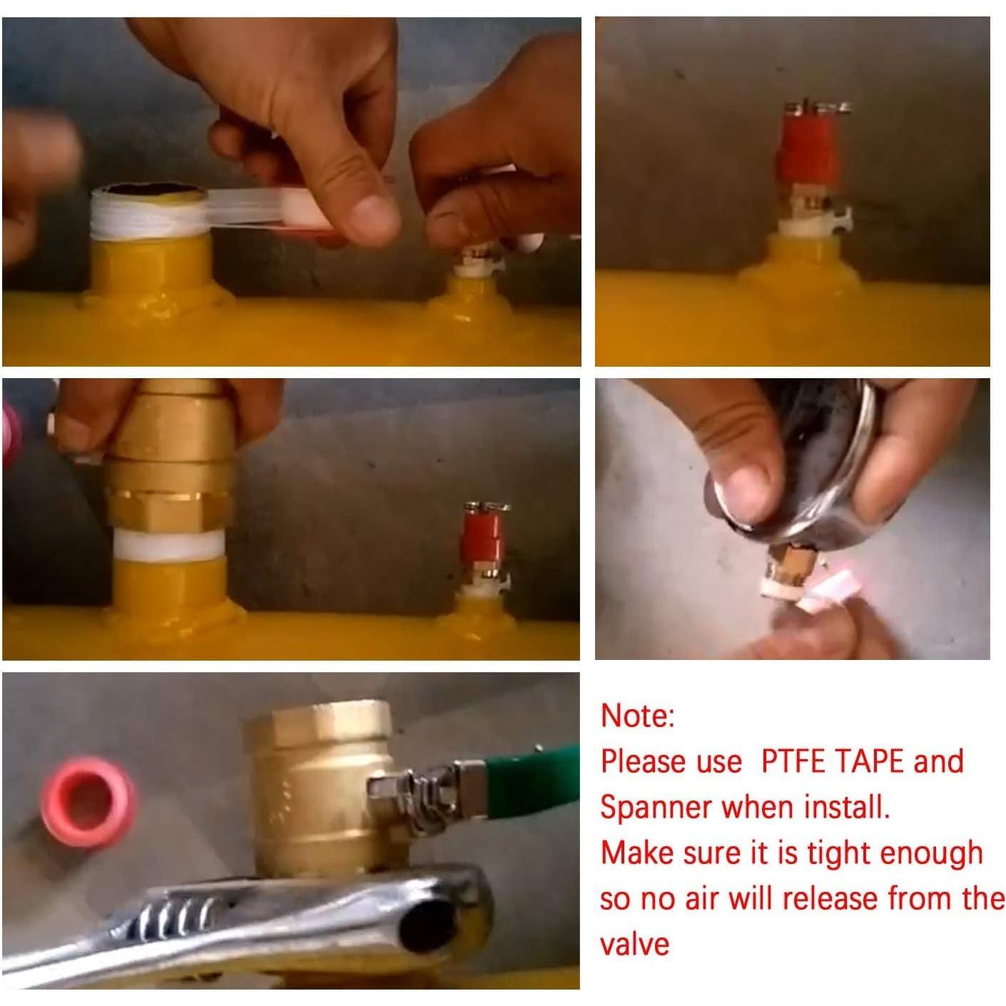 Inflador de Neumáticos Mallofusa 5 Galones 62 cm Amarillo