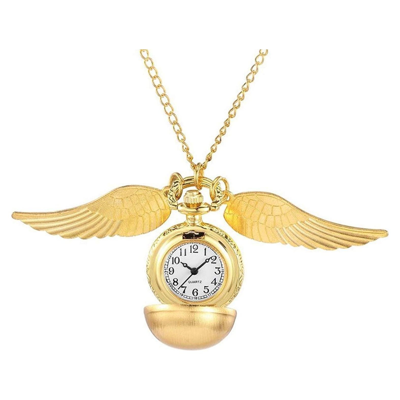 Reloj de bolsillo GORBEN estilo steampunk dorado 27mm