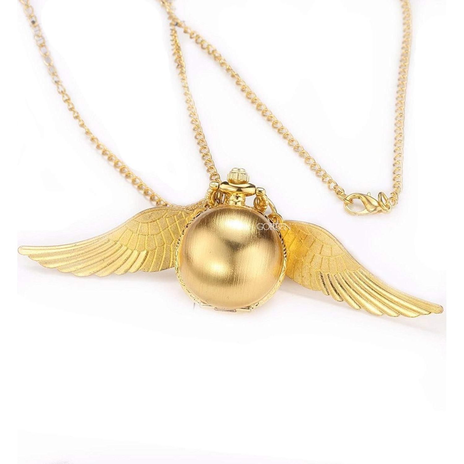 Reloj de bolsillo GORBEN estilo steampunk dorado 27mm