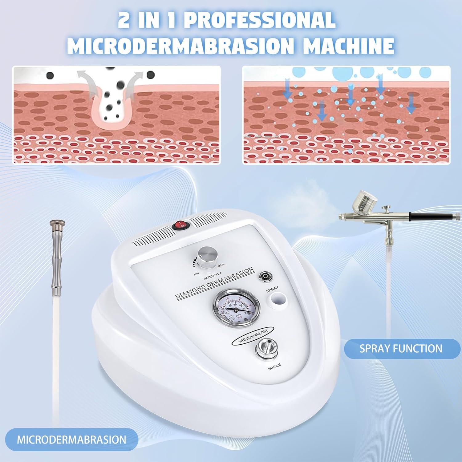 Máquina de Microdermoabrasión 2 en 1 Beauty Star - Limpieza Facial Profesional