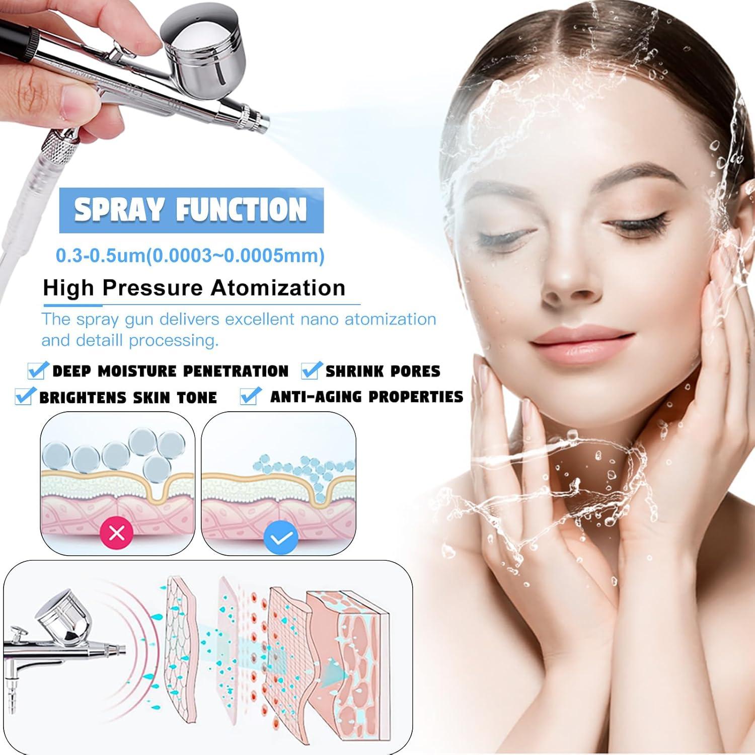Máquina de Microdermoabrasión 2 en 1 Beauty Star - Limpieza Facial Profesional