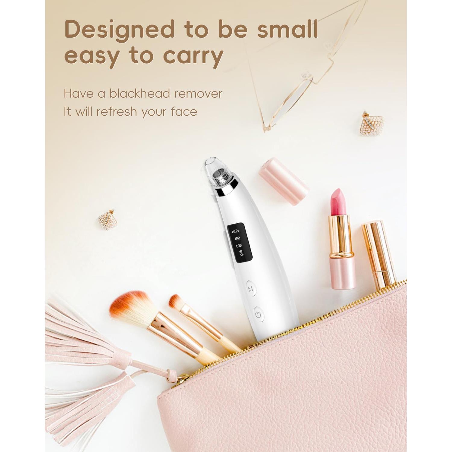 Removedor de Puntos Negros FLYMOOO Blanco 3 Niveles Succión