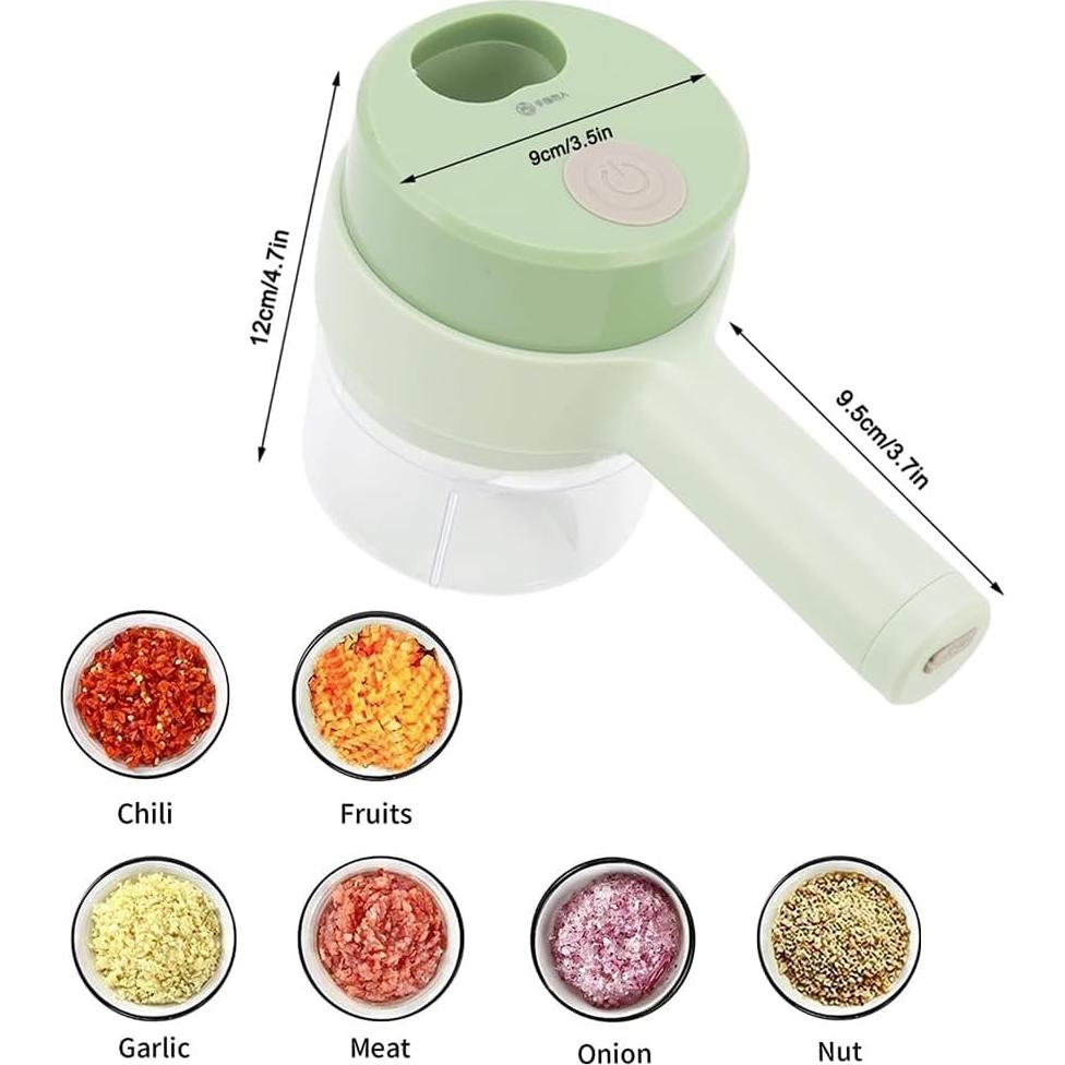 Picador de Verduras Eléctrico Antianxia QCQ-01 Inalámbrico