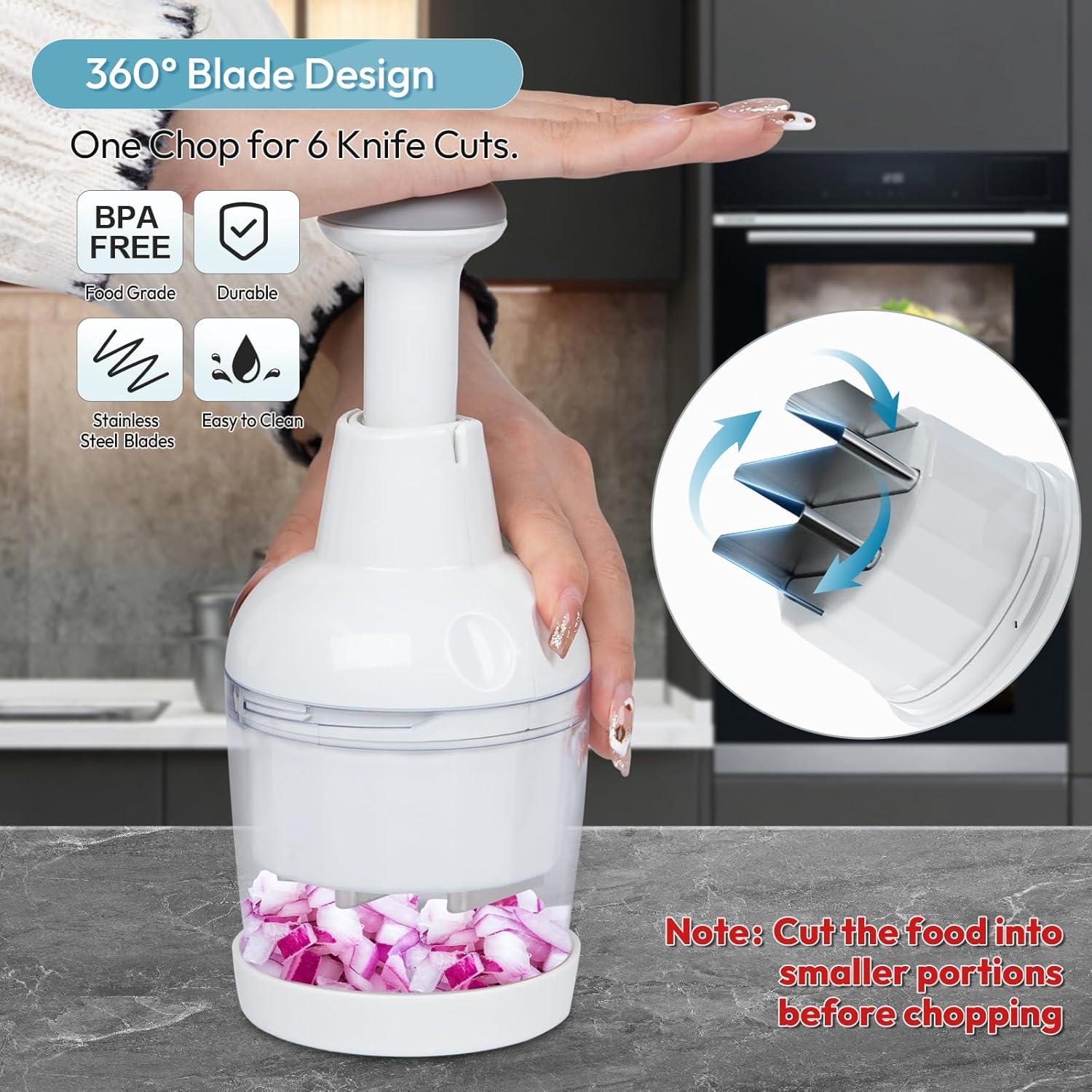 Picador Manual de Verduras Kewery Chopper-P Blanco 350g