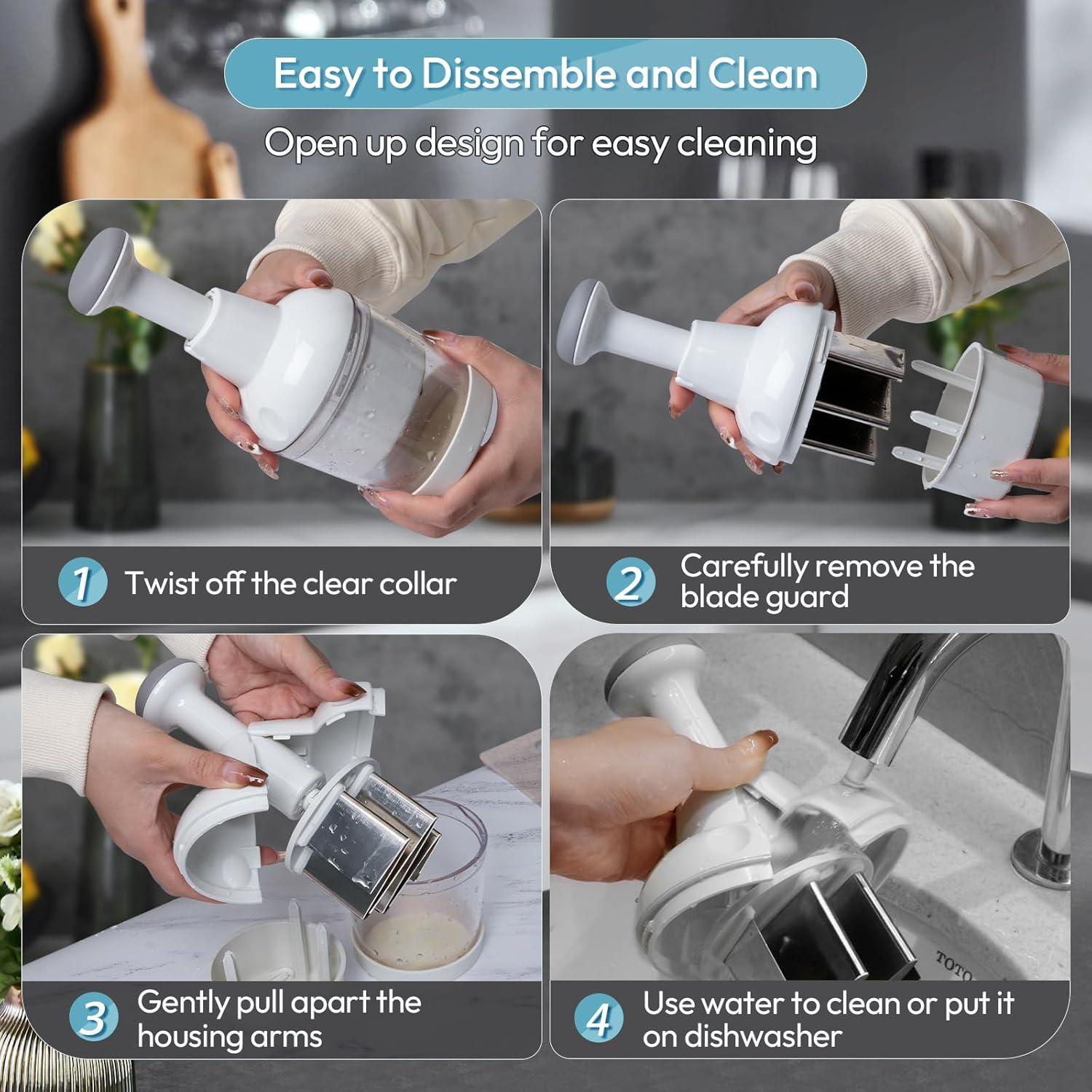 Picador Manual de Verduras Kewery Chopper-P Blanco 350g