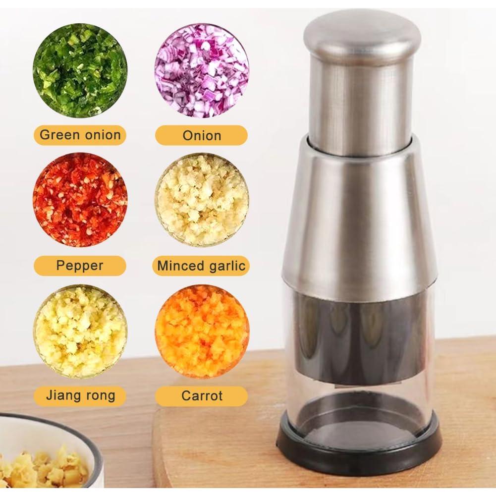 Picador Manual de Alimentos Kakalote, Acero Inoxidable 16cm