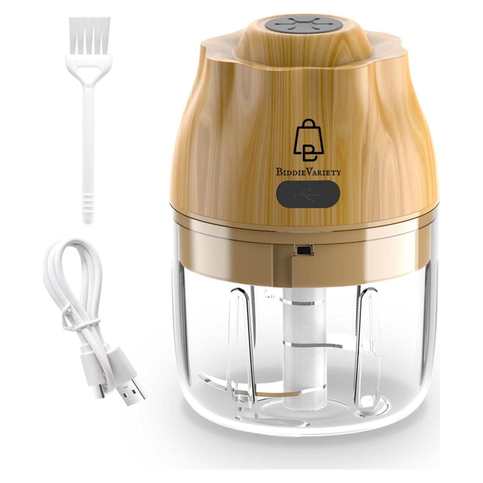 Mini procesador de alimentos eléctrico Biddievariety 250ML