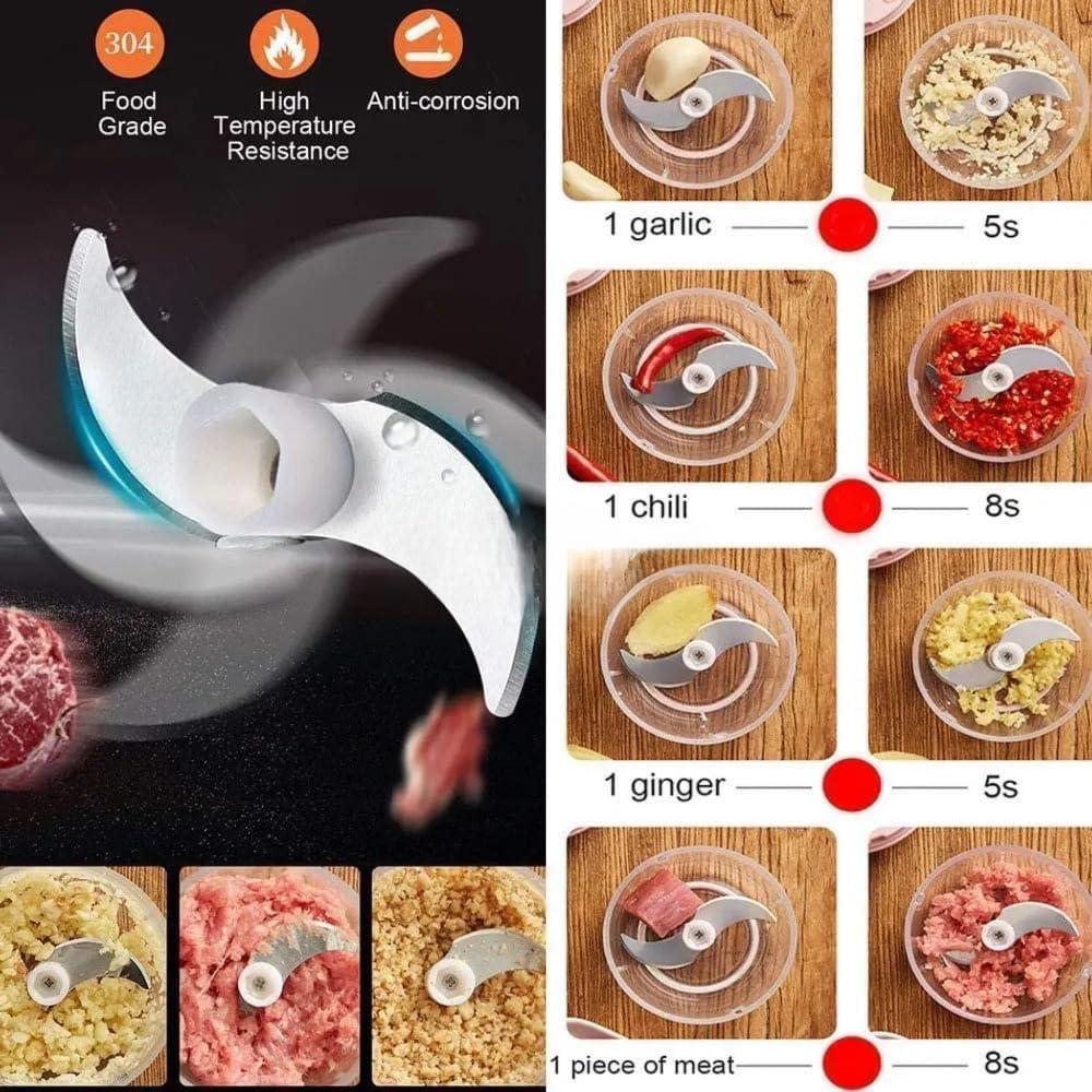 Mini procesador de alimentos eléctrico Biddievariety 250ML