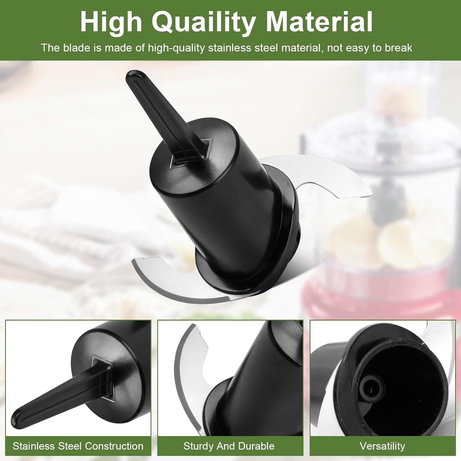 Cuchilla de Corte Doufuhua DLC-2ACBN para Cuisinart Mini Prep Plus