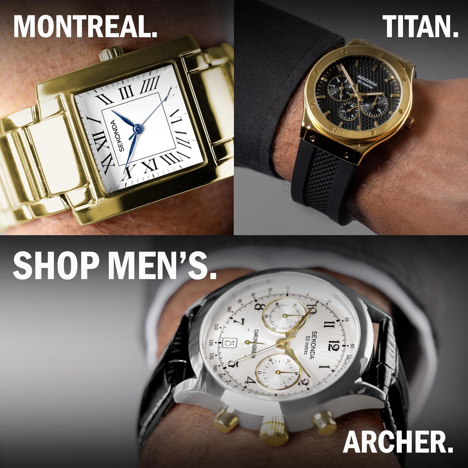 Reloj de Cuarzo Sekonda Monica Dama 20mm Blanco Romano