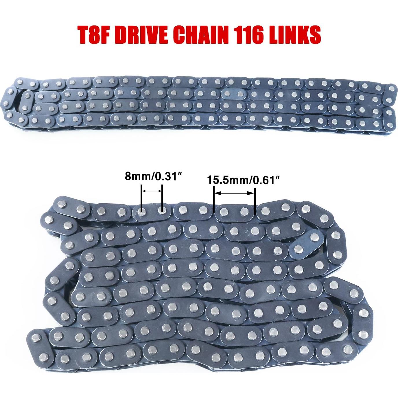 Cadena T8F 116 eslabones + rompedor para 43cc a 50cc