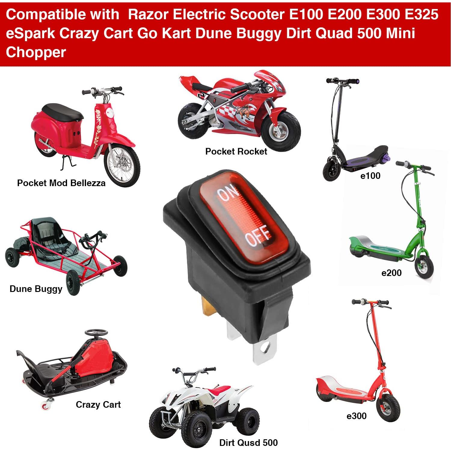 Interruptor encendido/apagado GREHUA KCD3 2 Pack 20A 250V