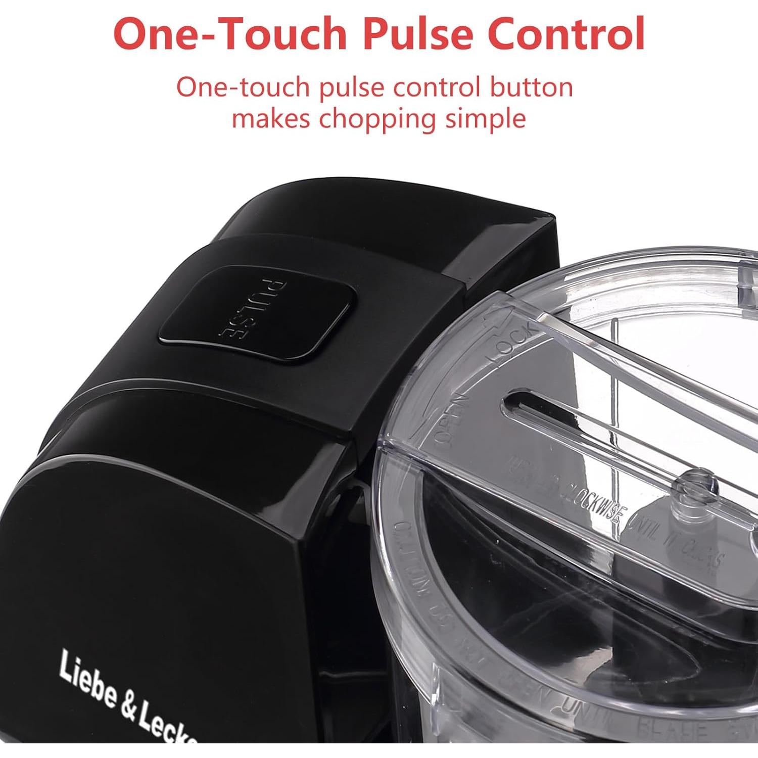 Mini Procesador de Alimentos Liebe&Lecker 1.5 Tazas S/S