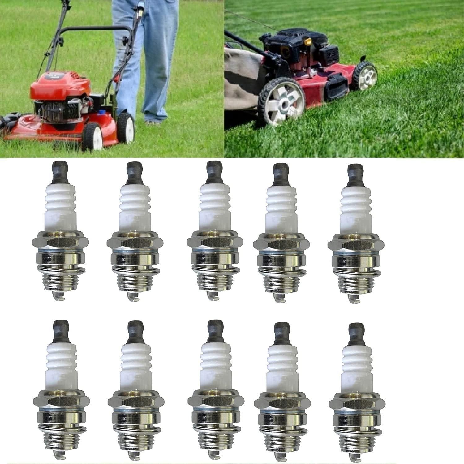 Paquete de 10 bujías L7T Hippotech para motosierra 33cc-49cc