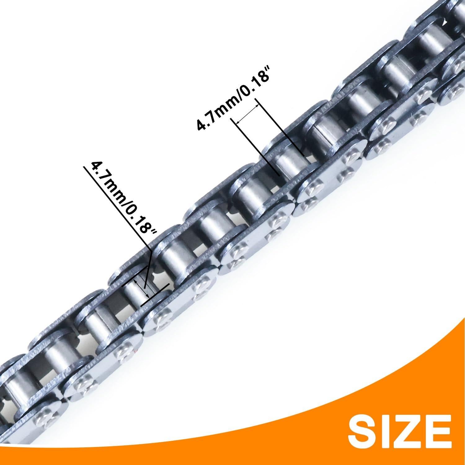 Cadena de transmisión T8F 134 eslabones para Mini Moto