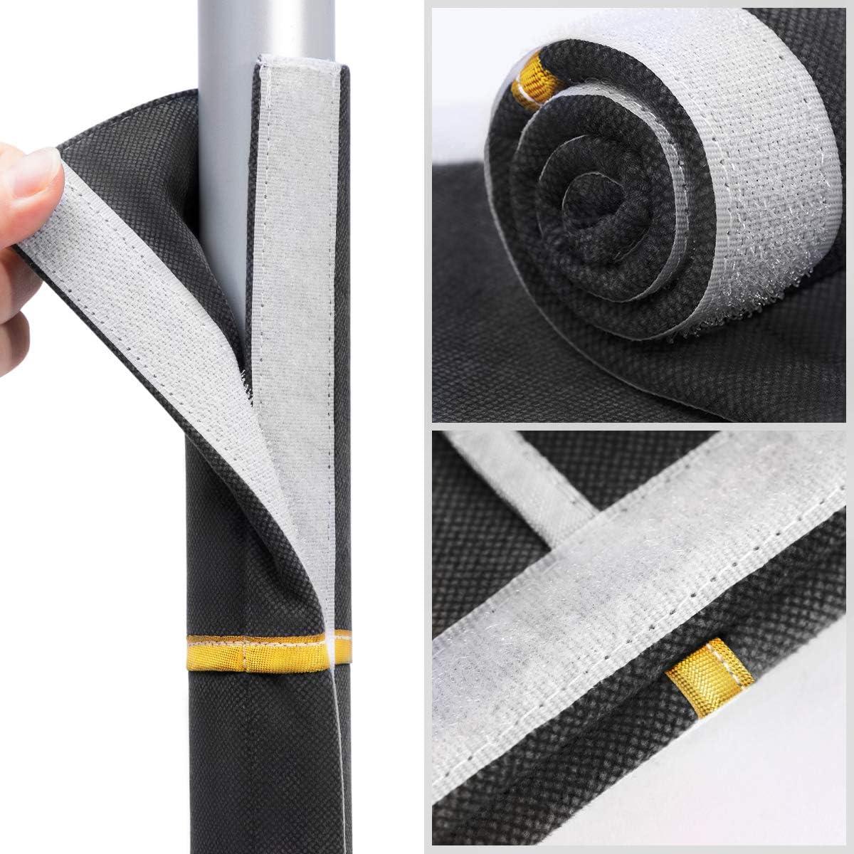 Cubiertas para Manijas de Refrigerador MRKG, Juego de 6, Negro