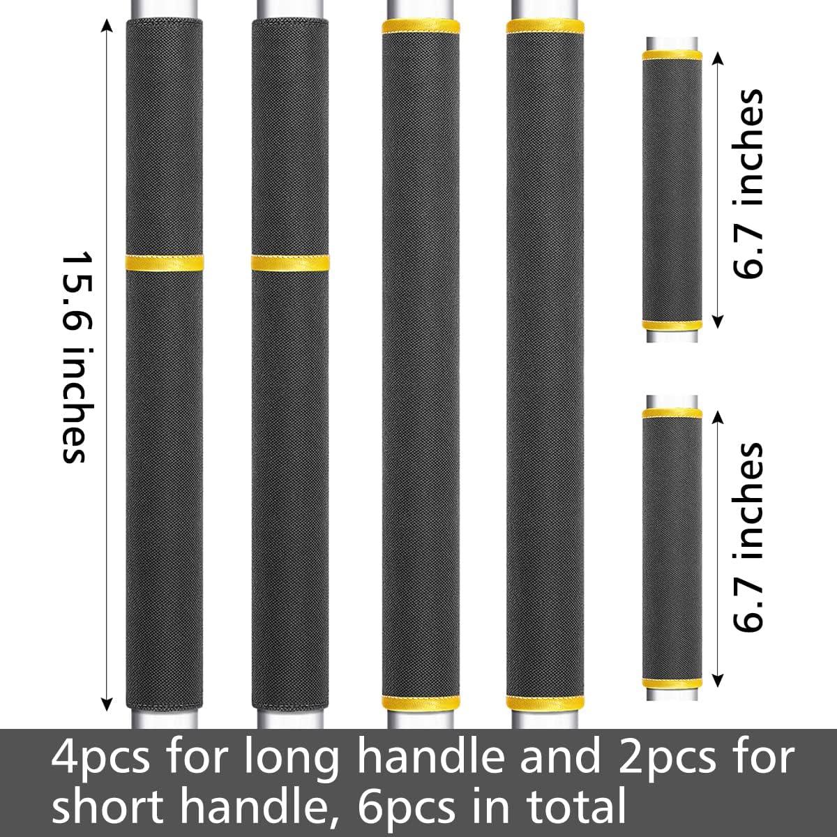 Cubiertas para Manijas de Refrigerador MRKG, Juego de 6, Negro