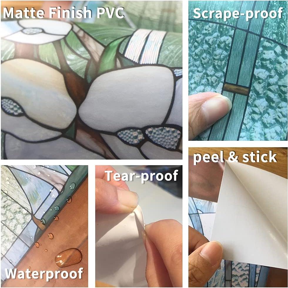 Mural de puerta autoadhesivo Alwayspon suculenta 82x200 cm