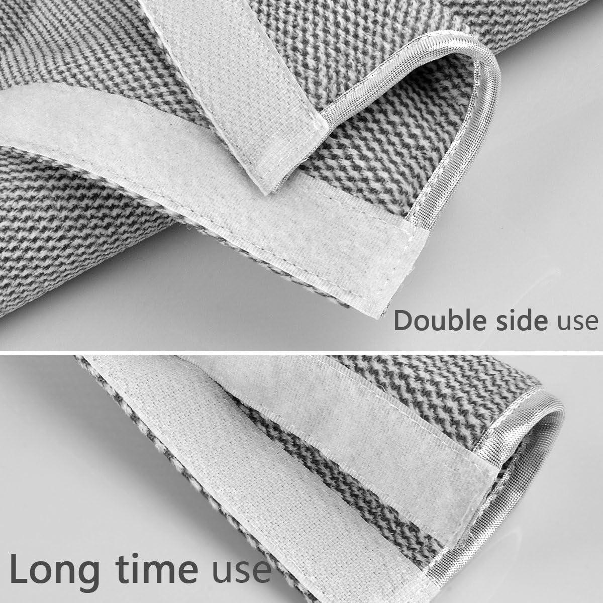 Cubiertas de Manijas de Refrigerador OUGAR8 2 Unidades Gris