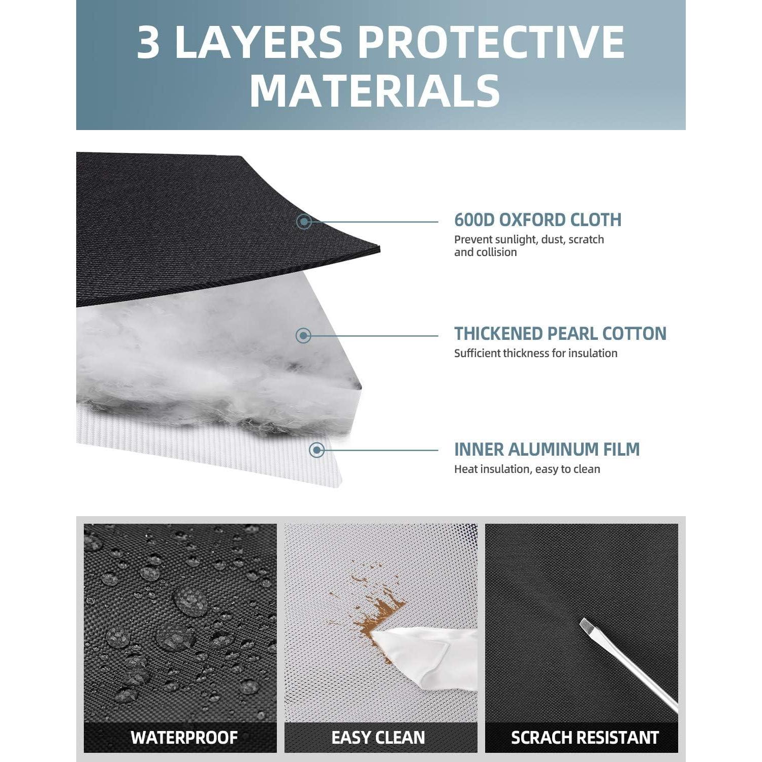 Cubierta Protectora Aislada BougeRV 53 Quart para Refrigerador