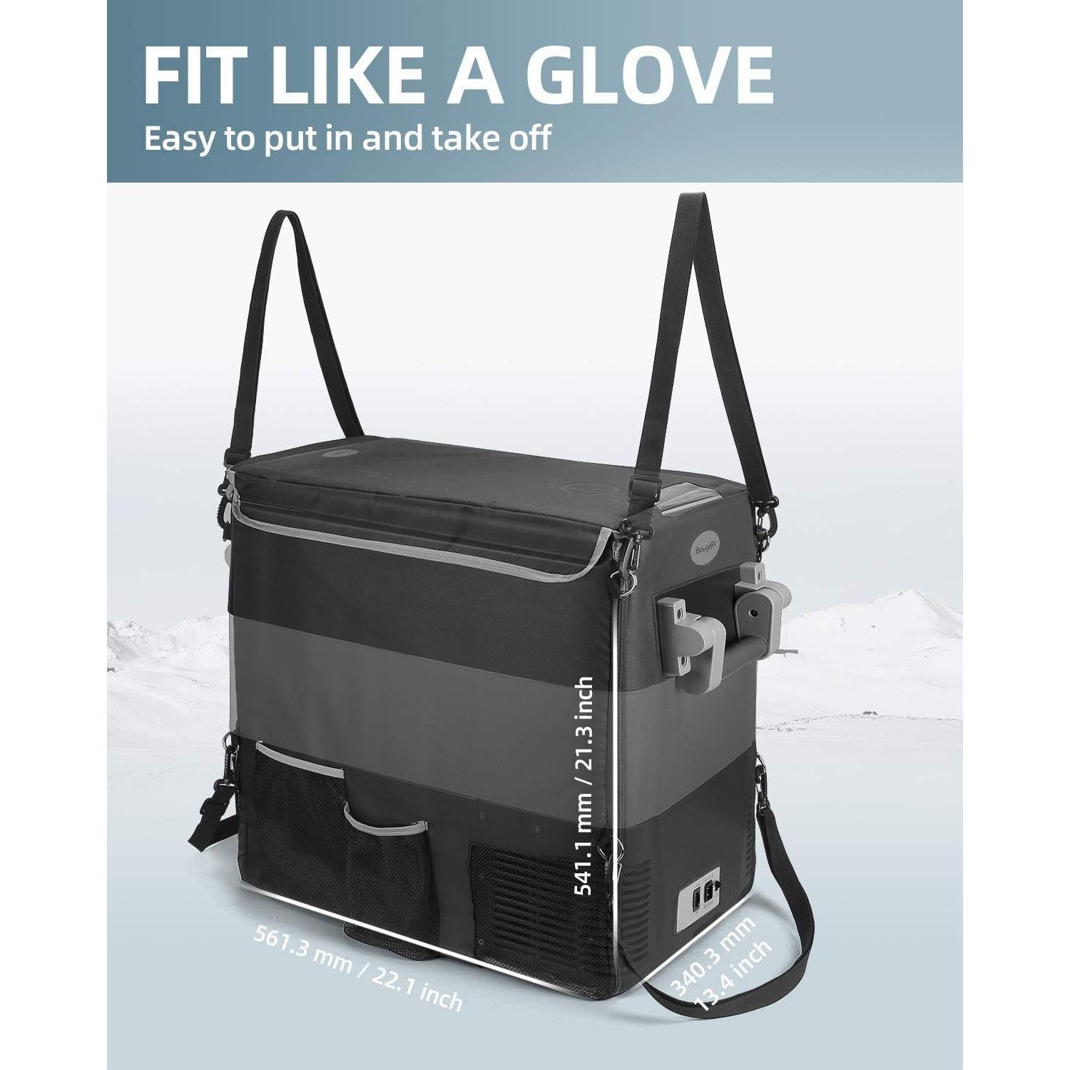 Cubierta Protectora Aislada BougeRV 53 Quart para Refrigerador