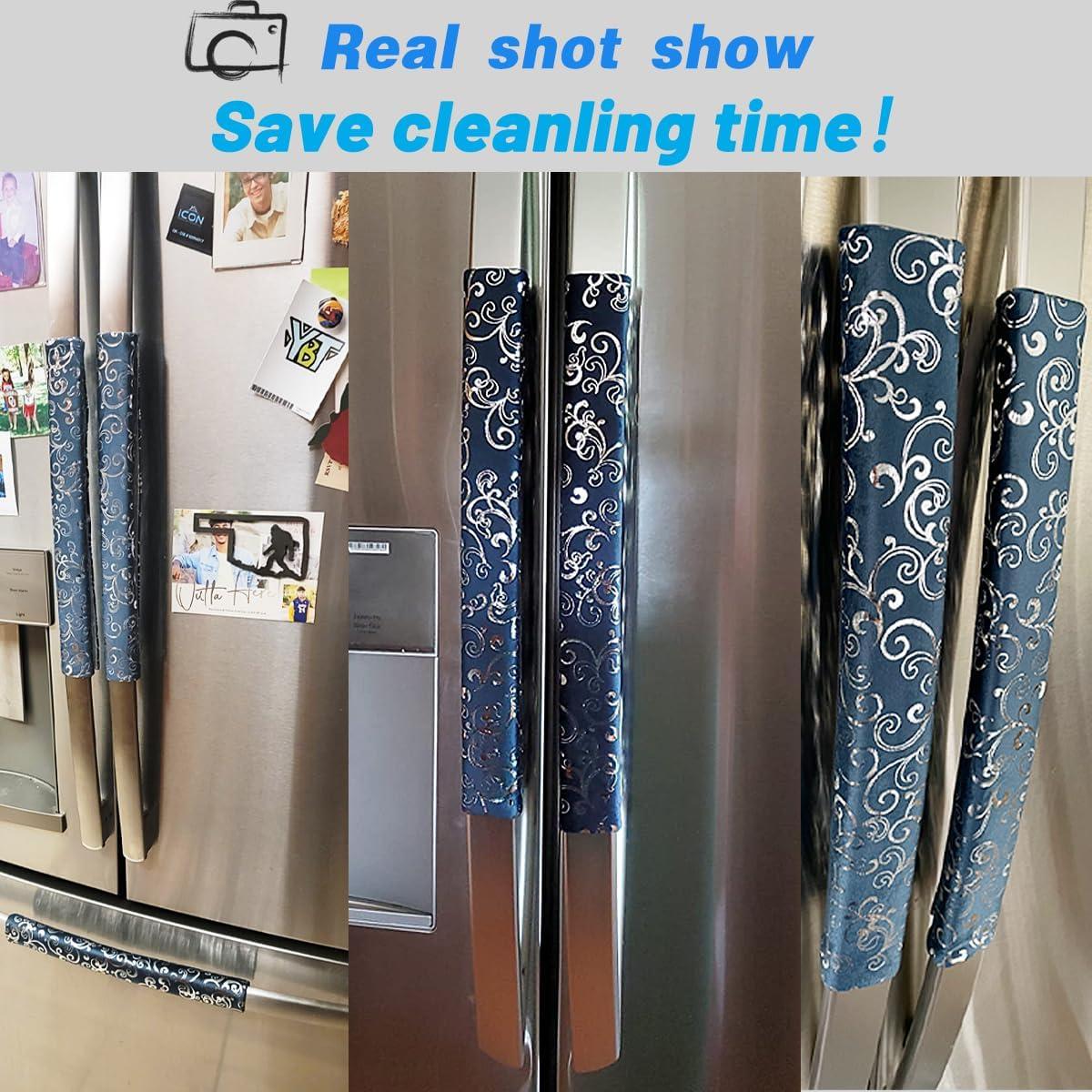 Cubiertas de Manijas Volecy 6 Piezas Terciopelo Azul Marino